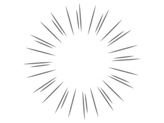 Sunburst Explosion Handdrawn Design Element Fireworks grey Rays cartoon doodles 