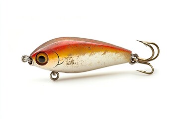 Fishing lure isolated on white background