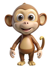 Obraz premium monkey png icon 