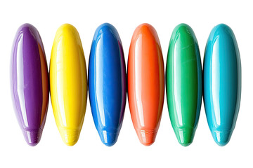 Colorful Markers in a Row