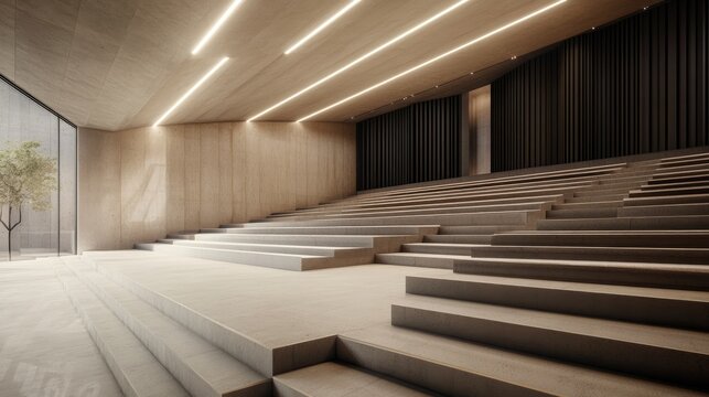 Proportion chart for tiered seating in performance space