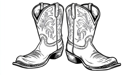 Pair of Cowboy Boots