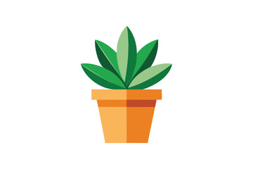A potted plant illustration