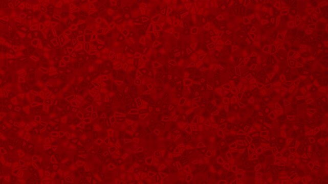 Dark red gradient abstract background with geometric shapes like germs or cells suitable for modern designs, website backgrounds, banners, and digital art projects.