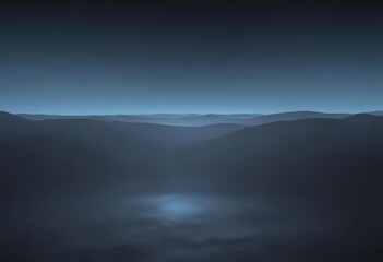 Obraz premium Subtle blue gradient, dark to light, smooth transition, high resolution, abstract