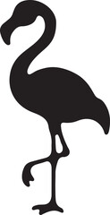 Fototapeta premium Tropical Flamingo Silhouette Bundle 