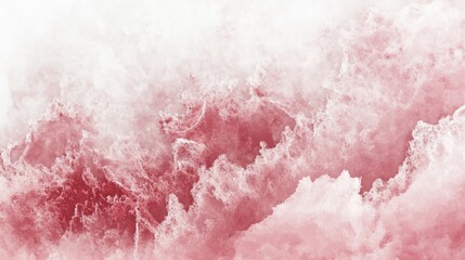 Intricate, textured, rosy-red abstract design.