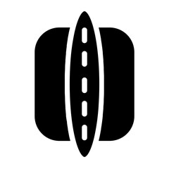 Drink Food Hotdog Glyph Icon