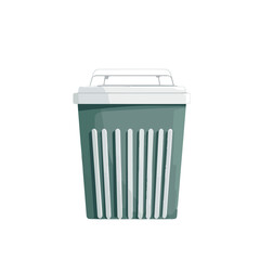 trash can isolated on white