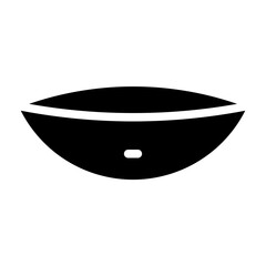 Healthy Lunch Meal Glyph Icon