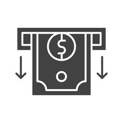 Cash Machine icon vector image. Suitable for mobile apps, web apps and print media.