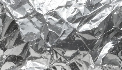 Silver Metallic Texture Background with Foil Effect and Glitter Metal Surface