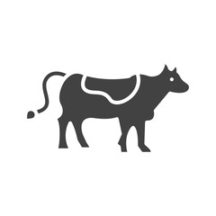 Cow icon vector image. Suitable for mobile apps, web apps and print media.