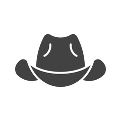 Cowboy Hat icon vector image. Suitable for mobile apps, web apps and print media.