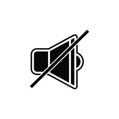 Silent Voice Icon &ndash; a sleek, minimal design symbolizing calm and focus. Perfect for apps, digital projects, or branding that values peace, clarity, and distraction-free moments