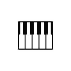 Piano Icon – elegant design symbolizing music, creativity, and harmony. Perfect for apps, media & branding