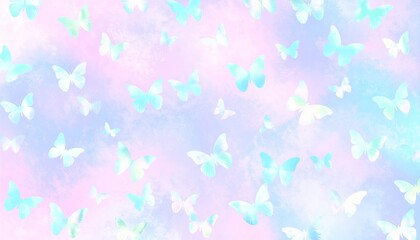  Iridescent Butterfly Texture &ndash; Holographic Shimmer Effect 