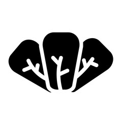 Plant Tree Nature Glyph Icon