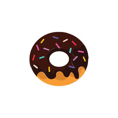 Donut Icon – fun and colorful design symbolizing sweetness, joy, and treats. Perfect for apps, food blogs, menus, or branding that brings playful and tasty vibes