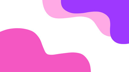 Aesthetic background of purple and pink layered waves