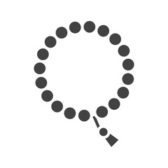 Prayer Beads icon vector image. Suitable for mobile apps, web apps and print media.