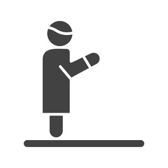 Praying icon vector image. Suitable for mobile apps, web apps and print media.