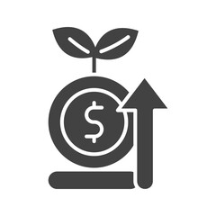Profit icon vector image. Suitable for mobile apps, web apps and print media.
