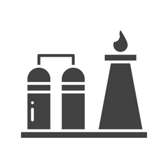 Refinery icon vector image. Suitable for mobile apps, web apps and print media.