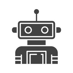 Robot icon vector image. Suitable for mobile apps, web apps and print media.