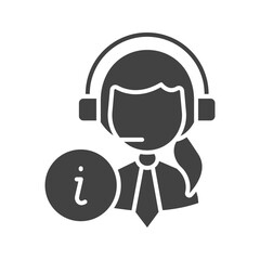 Support and Help icon vector image. Suitable for mobile apps, web apps and print media.