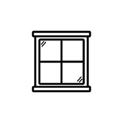 Window Icon – clean and versatile design symbolizing openness, vision, and fresh perspectives. Perfect for apps, websites, or branding that values clarity, light, and new opportunities