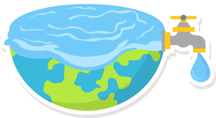 World Water Day Sticker