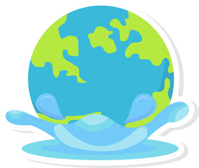 World Water Day Sticker