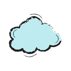 Playful Cloud Brush Sign