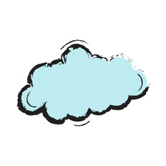 Playful Cloud Brush Sign