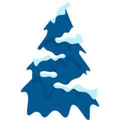 Obraz premium Winter Tree Illustration