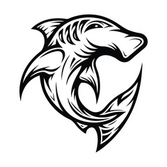 hammerhead shark silhouette