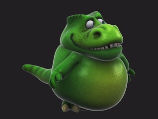 Fun 3D cartoon dino talking © Julien Tromeur