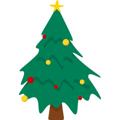 Tree Chrismast Illustration