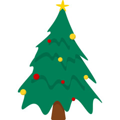 Tree Chrismast Illustration
