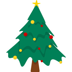 Tree Chrismast Illustration