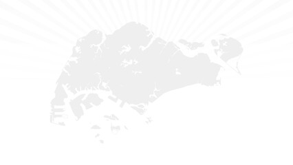 singapore map Background White grey soft