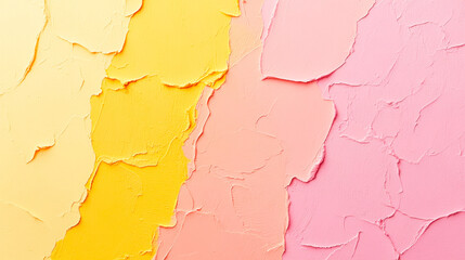 Obraz premium Soft pink to honey yellow gradient background with subtle texture for branding and product displays