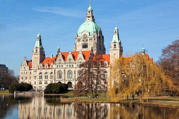 Town Hall at Hannover, Lower Saxony, Germany