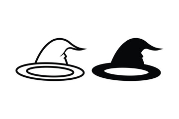 Halloween Witch Hat silhouette art