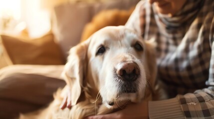 Obraz premium Golden hour cuddle.