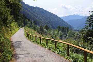 Long-distance bicycle route - Murradweg in Austria