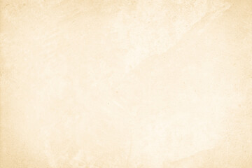 Colour old concrete wall texture background. Close up retro plain cream color cement wall background texture. Design paper vintage parchment element.
