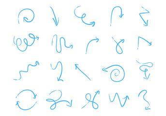 Brush Hand Drawn Arrow Element