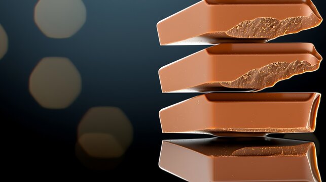 Brown rectangular block close up